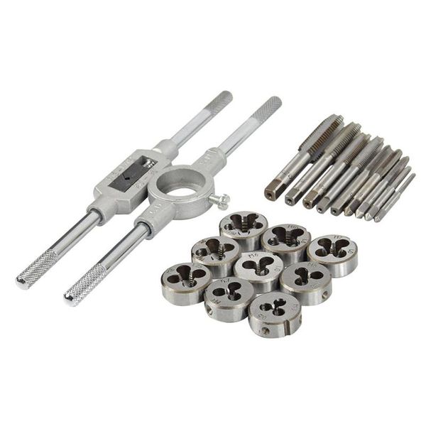 

20pcs m3-m12 легированной стали tap die set small tap twisted ручной инструмент 1 / 16-1 / 2 дюйма nc винтовая резьба заглушки отводы ручные