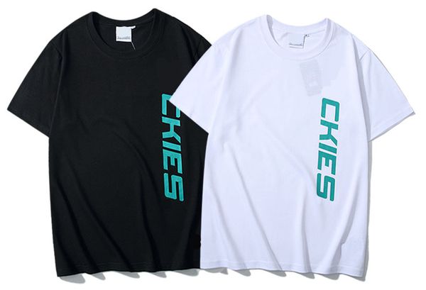 

2020/dickies tshirts luxury designer clothes joint cooperation short-sleeved retro printed couple tee summer t-shirt, White;black