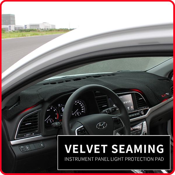 

a little change 1set car dashboard shade obstacle avoidance pad for 2016-2018 elantra car accessories