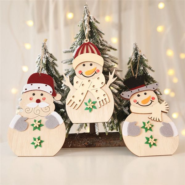 

christmas ornaments christmas tree decor wood elk pendant xmas party decor deer pendants decoration for home