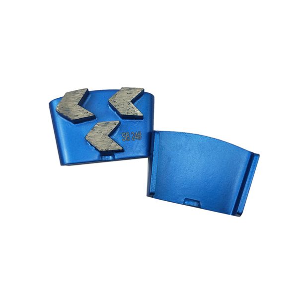 

kt05 super sharp diamond grinding shoes ez change htc grinding disc with three arrow segments for concrete terrazzo floor 12pcs