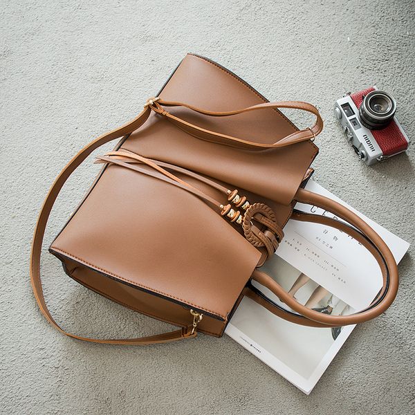 

2020 new fashion bag korean edition female bag, fashion three-piece set female handbag, multi-functional foreign-style bag with everything