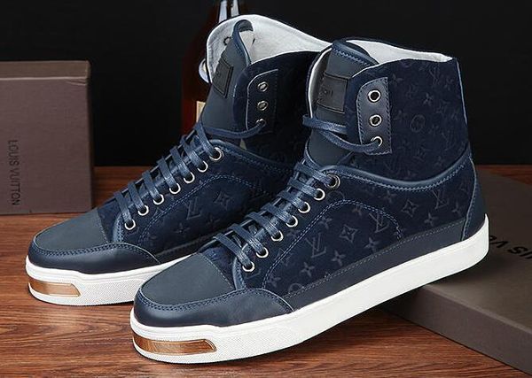 

Original quality 2019 peed neaker men ca ual hoe genuine leather flat hoe black blue red