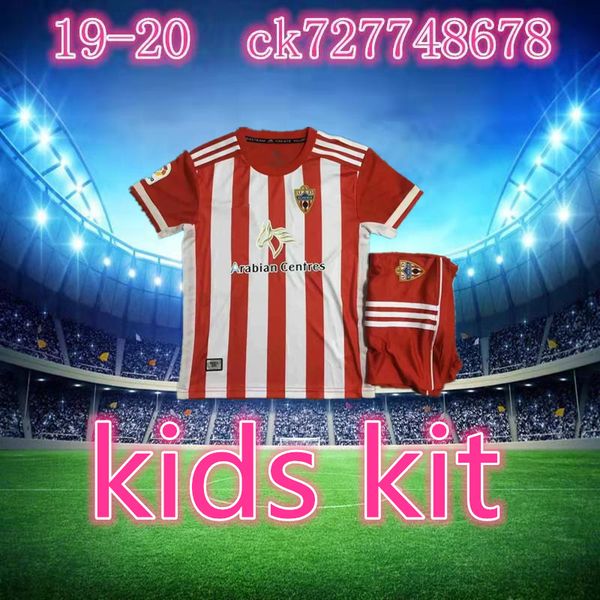 

2019 2020 ud almerÃ­a kids soccer jerseys sets tracksuits almeria 19 20 football boys shirtgan maguire home away 3rd children football shirts, Black;yellow