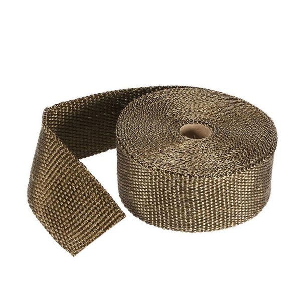 

car motorcycle exhaust pipe manifolds fiberglass heat tape black exhaust heat wrap tape insulation cotton