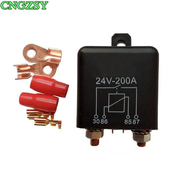 

car truck motor automotive high current relay 24v 200a 4.8w intermittent type automotive relay car relays starter r20-24v200a