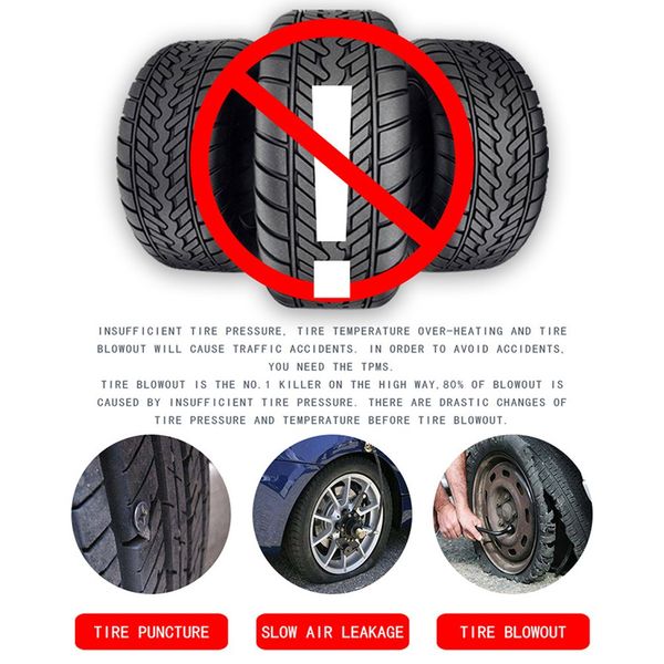 

consumption external built-in general wireless intelligent car tire monitoring system air pressure detector