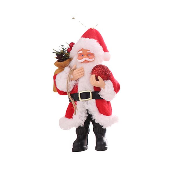 

resin santa claus standing posture ornaments doll pendant christmas hanging decorations