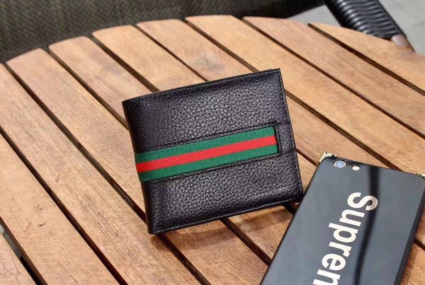 

Новое Поступление Кожа PU Мужские Кошельки Для Мужчин Дизайнер Двойные Кошелек Де