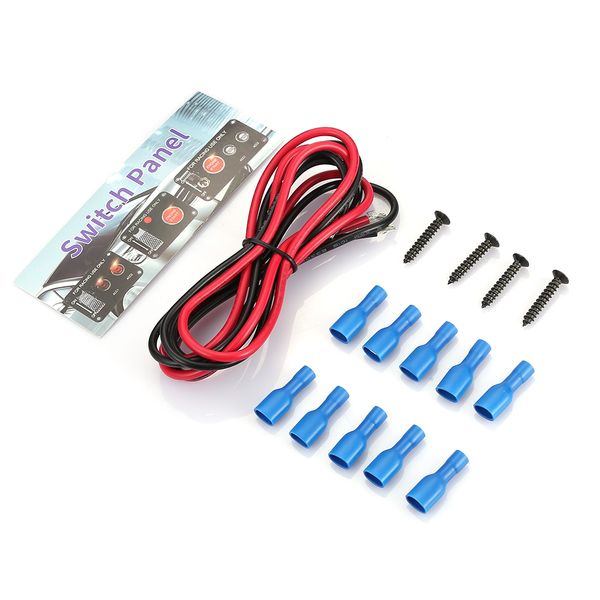 

s3401 - z universal 12 - 24v ignition switch panel car engine start push button with red led light toggle