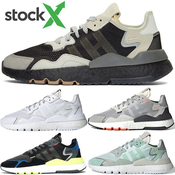 

2020 новый оптовый сток x nite jogger лучшие качества мужчины кроссовки черный и серый тройной белый ice mint off женщин дизайнерские тапки, White;red