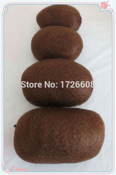 

largest size round light brown hair padding women synthetic hair accessories stuffing fashion hairpiece updo ing