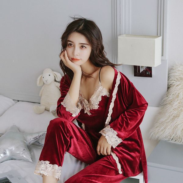 

2019 lamaxpa pajamas for women warm pajamas set sleepwear sleeveless strap nightwear long pant, Blue;gray