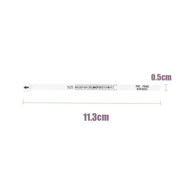 

ring sizer uk/us official british/american finger measure gauge men and womens sizes a-z jewelry accessory measurer