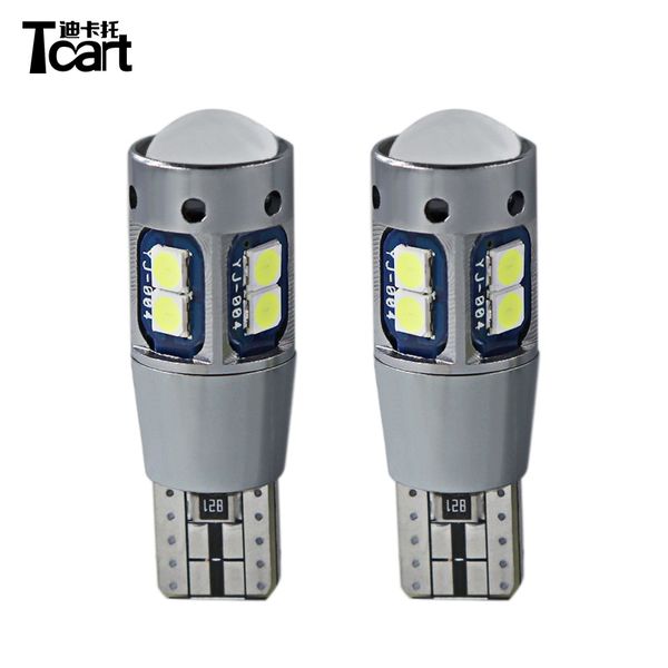 

2pcs высокого качества t10 w5w супер ярких 3030 сид салона reading плафон маркер лампа 168 194 led auto клиновые парковочные луковицы