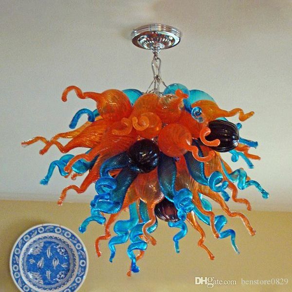 

classic design ceiling chandelier lamp bedroom art glass lighting modern led small chandelier light fixture for living