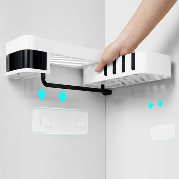 

1 шт угловая полка для душа ванная комната шампунь душевая полка держатель кухня стеллаж для хранения организатор настенный