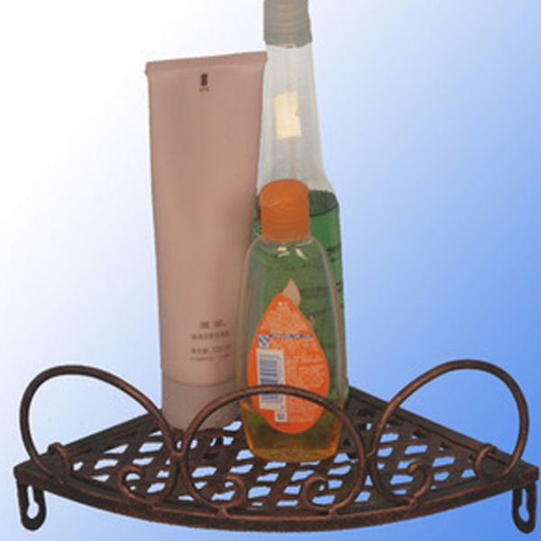 

bathroom kitchen corner storage rack organizer shower basket shelf practical