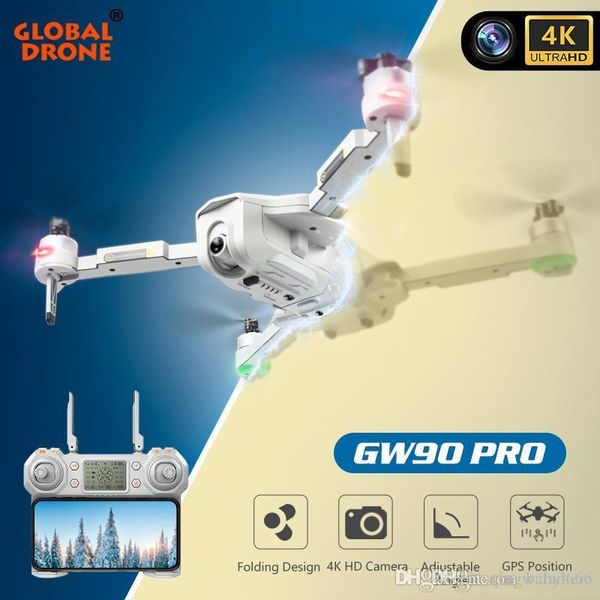 

GPS дрон 4К квадрокоптер за мной, беспроводной доступ в интернет с FPV долго летать Profissional дронов с камерой HD радиоуправляемый дрон против SG906 К1 E520 Ф11 про