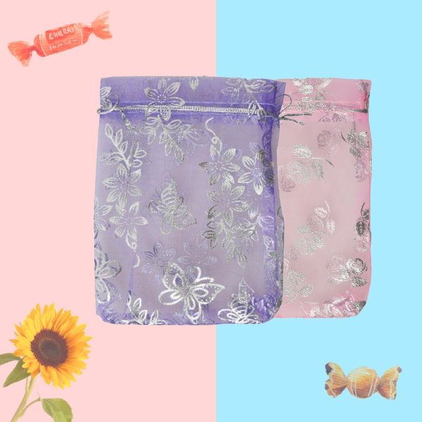 

100pcs mixed organza pouch gift wedding bead candy gift bags pouches