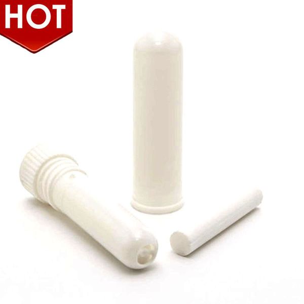 

fast shipping 50set/lot essential oil aromatherapy tubes inhaler sticks blank nasal inhalers with wicks