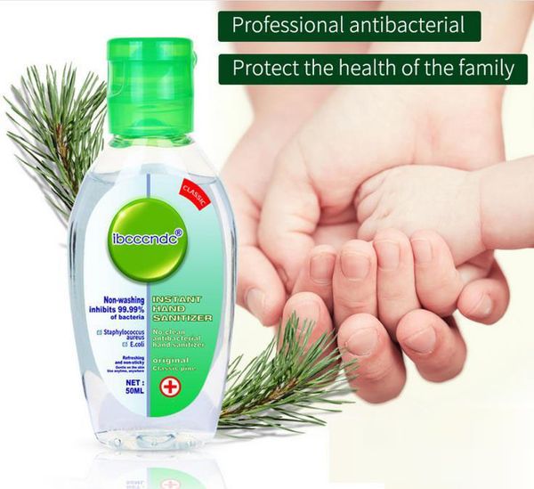 

in stock dhl ibcccndc 50ml travel portable mini hand sanitizer for kids anti-bacteria moisturizing disposable waterless gel handgel home