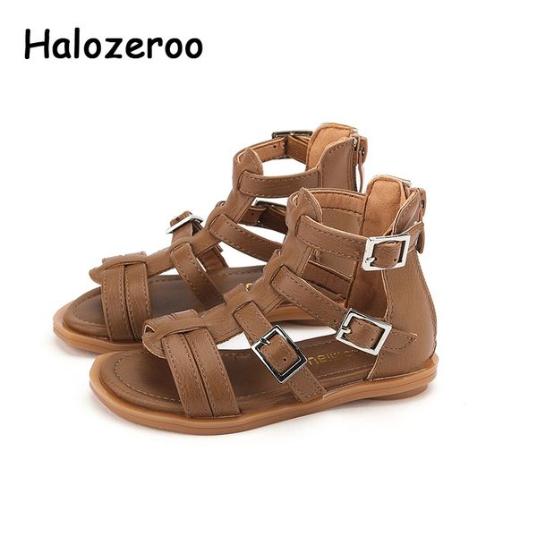 

summer 2020 kids ankle gladiator sandals baby girls princess sandals toddler fashion dress shoes children brand beach, Black;red