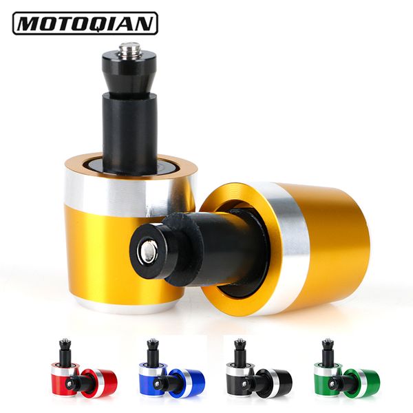 

motorcycle universal handlebar grips end plug aluminum handle bar cap motorbike accessories