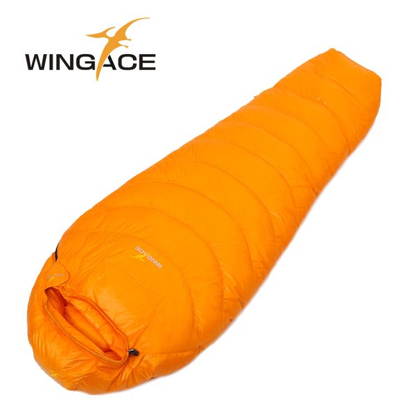 

wingace fill 3500g down sleeping bag winter mummy ultralight hike uyku tulumu outdoor equipment camping sleep bag