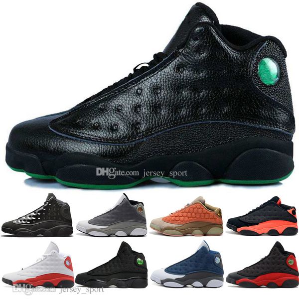 

wholesale 13 13s cap and gown terracotta blush mens basketball shoes chicago black infrared flints bred men sport sneakers designer trainers, White;red