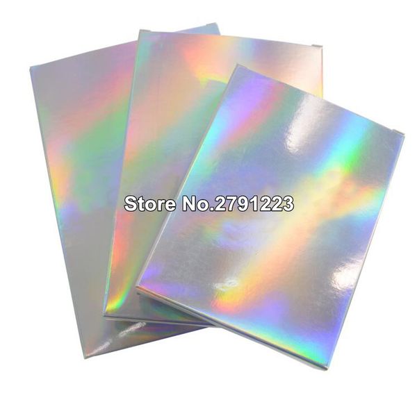 

50 pcs holographic gift party paper box laser card case cartons gift boxes cosmetics package candy boxes wedding favour