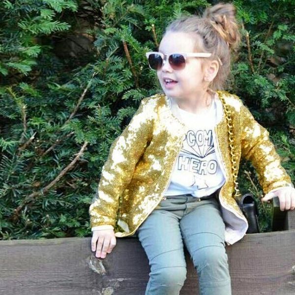 

muqgew winter clothes baby girls clothes toddler infant baby girls boys princess blinking sequins coat outfits, Blue;gray