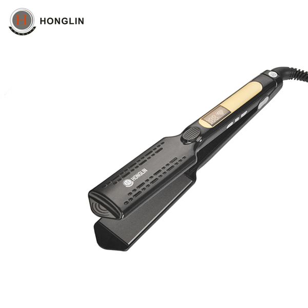 

professional straightening iron for beauty black hair wide panel uniform heating fast titan electric hair straightener flat iron