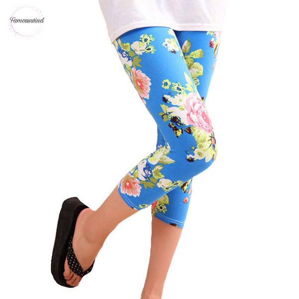

2019 women legging skull head leggins floral printing pants high street grid leggings mid calf lips capris, Black