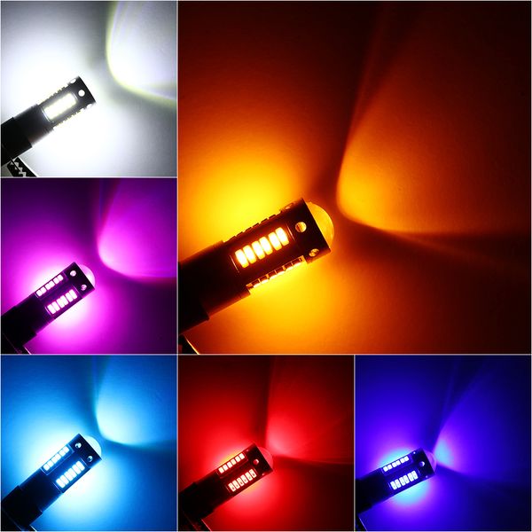 

2pcs h3 4014 30smd 1200lm led fog drl light car lamp bulb dc 12v daytime running led lamp white / red / blue ice blue yellow