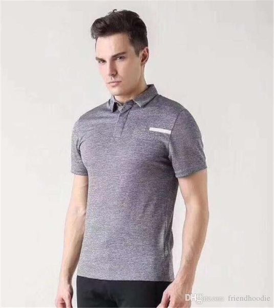 

slim sports mens designer polos golf printed lapel neck mens male apparel, White;black