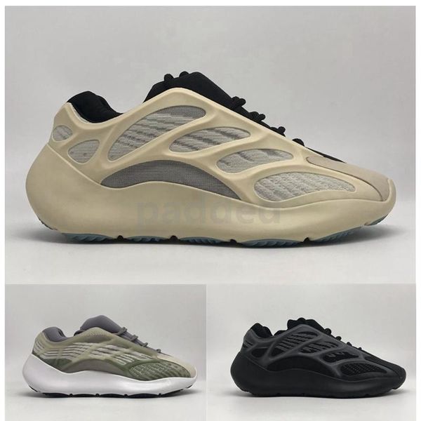 

new alvah black 700 v3 designer shoes azael white skeleton glows in the dark kanye west mens women running shoe yeezy 350 shoesaaee#, Blue