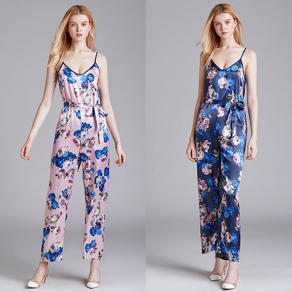 

women's sleepwear backless autumn winter pyjamas women sleep wear sleeveless pijama mujer satin silk polyester nightwear lace home, Black;red