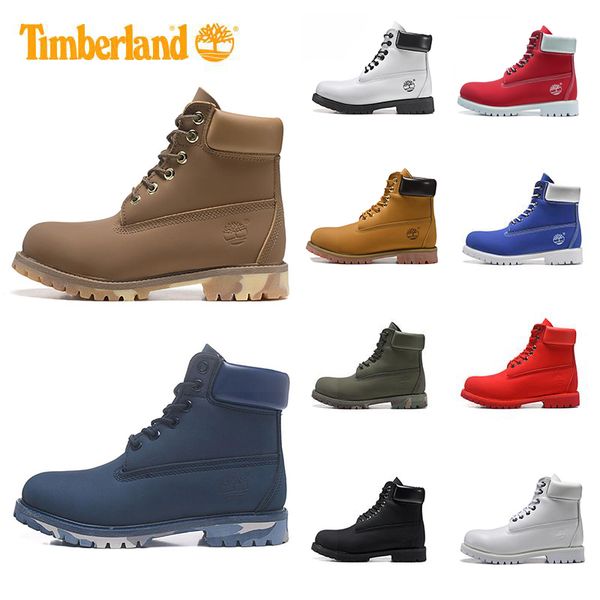 

2019 designer brand boots for mens winter boots womens boot military triple white black camo sneaker shoe us 5-11, White;red