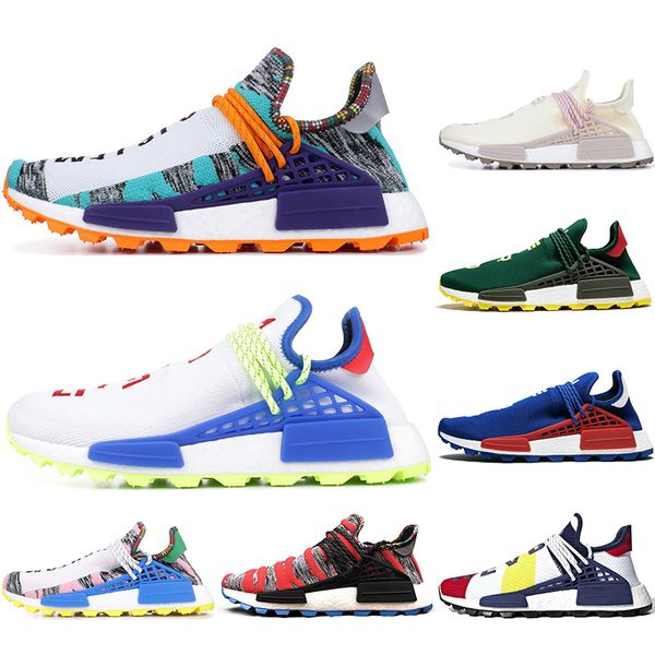 

with socks 2019 human race pharrell williams men's & women's mc tie dye solar pack mother designer fashion sport shoes 36-45