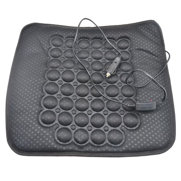 

kongyide car seat cushion 12v 30w universal comfortable car van seat cover cushion protector nylon auto heater warmer pad