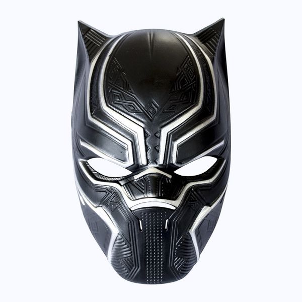 

1pcs new fashion captain america mask panther helmet marvel anime halloween horror dress up live mask 15cm*24cm, Silver