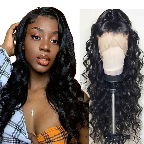 

brazilian loose wave lace front human hair wigs for black women remy glueless 13x4 lace front wig pre plucked with baby hair