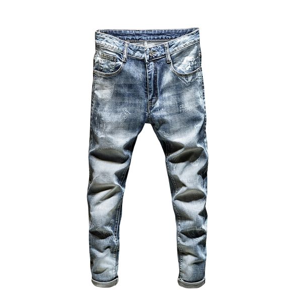 

mens 2020 luxury designer jeans mens skinny jeans diesel biker high waisted slim fit rock revival fashion blue jeans