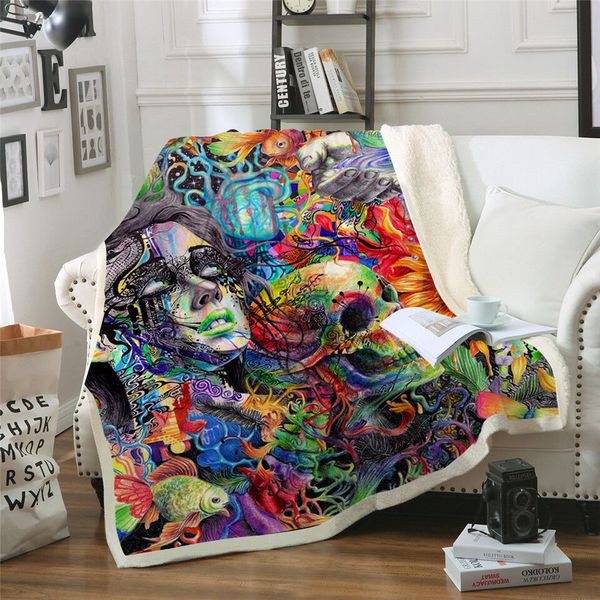 

beddingoutlet parallel universe printed velvet plush throw blanket bedspread for kid girl sherpa blanket travel couch quilt diy