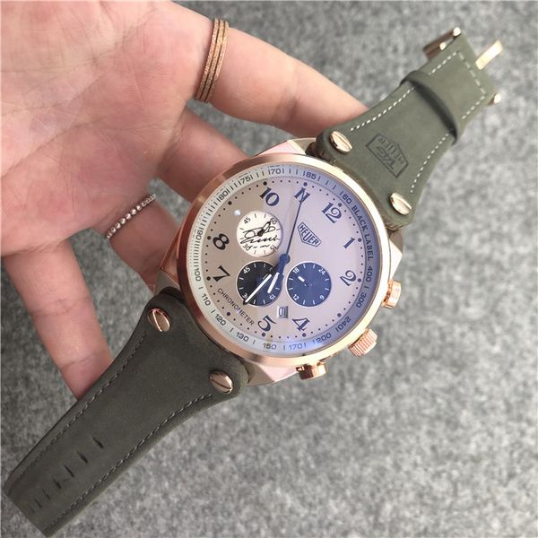 

tag watch running seconds quartz movement diameter 44mm brand men's watch luxury waterproof casual military business brand watch