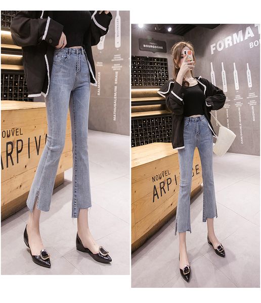 

lavender women's tailored waist and hip princess jeans bk262, Blue