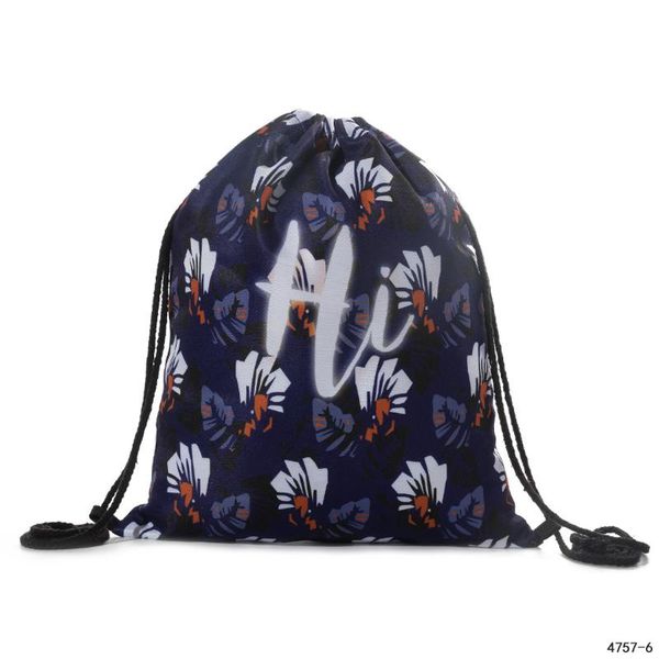 

малый мешок школы путешествия drawstring сумка dropshipping мини женщины mochila печать drawstring рюкзак рюкзак