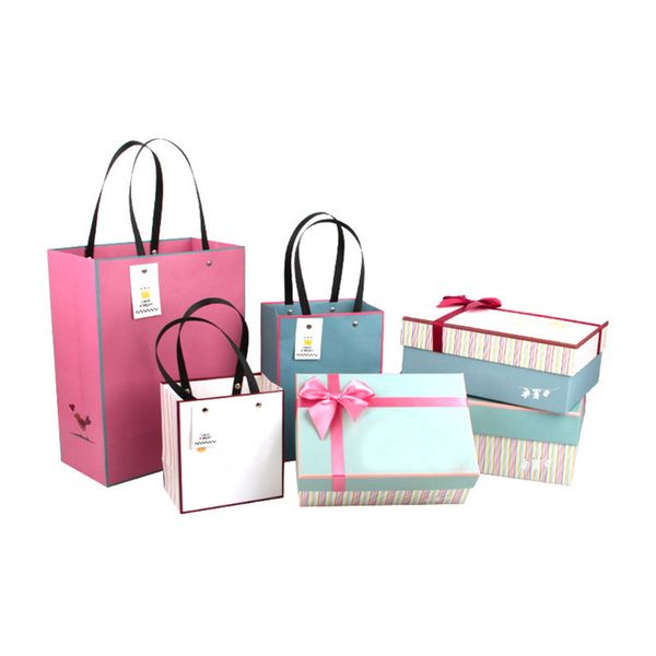 

creative hand-dressed snack packaging paper bag