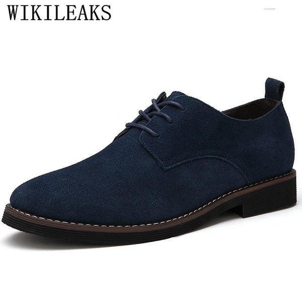 

suede leather mens dress shoes oxford shoes for men moccasin office wedding zapatos de hombre de vestir formal, Black